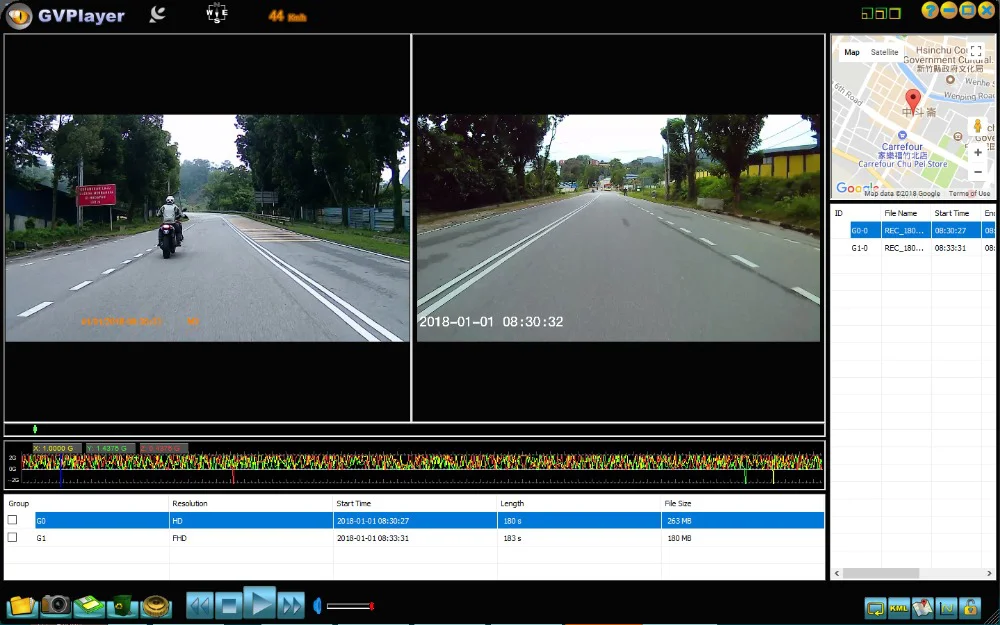 Playback on 'WiFi camera' app.