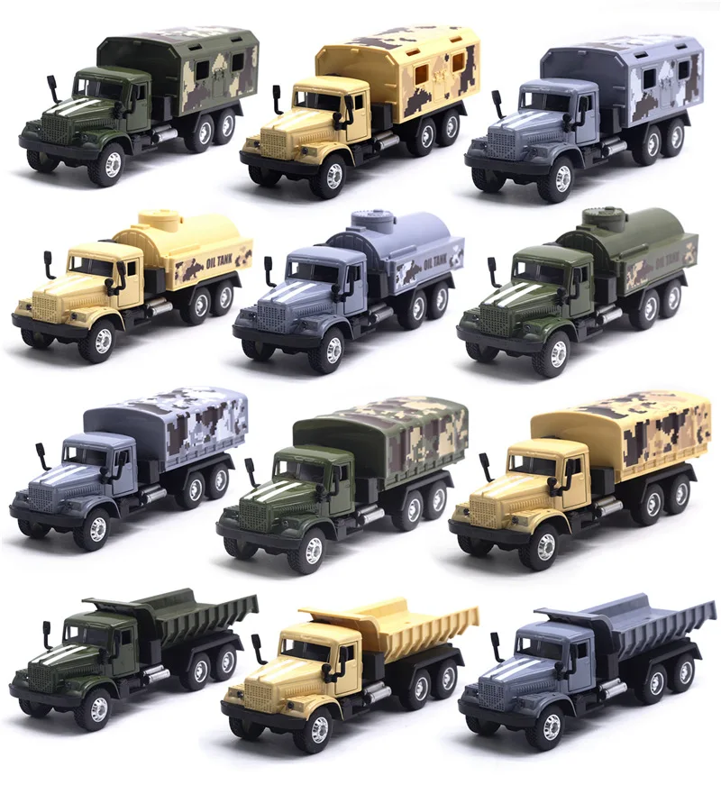 

1:43 Classic Military Retro Transport Vehicle Former Soviet Union Simulation Car Model Alloy Car Model Sound Light Toy CT0319