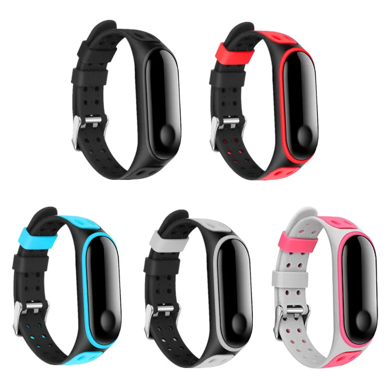 Ремешок для фитнес-браслета Xiaomi Mi Band 4/3/4 силиконовый браслет аксессуары