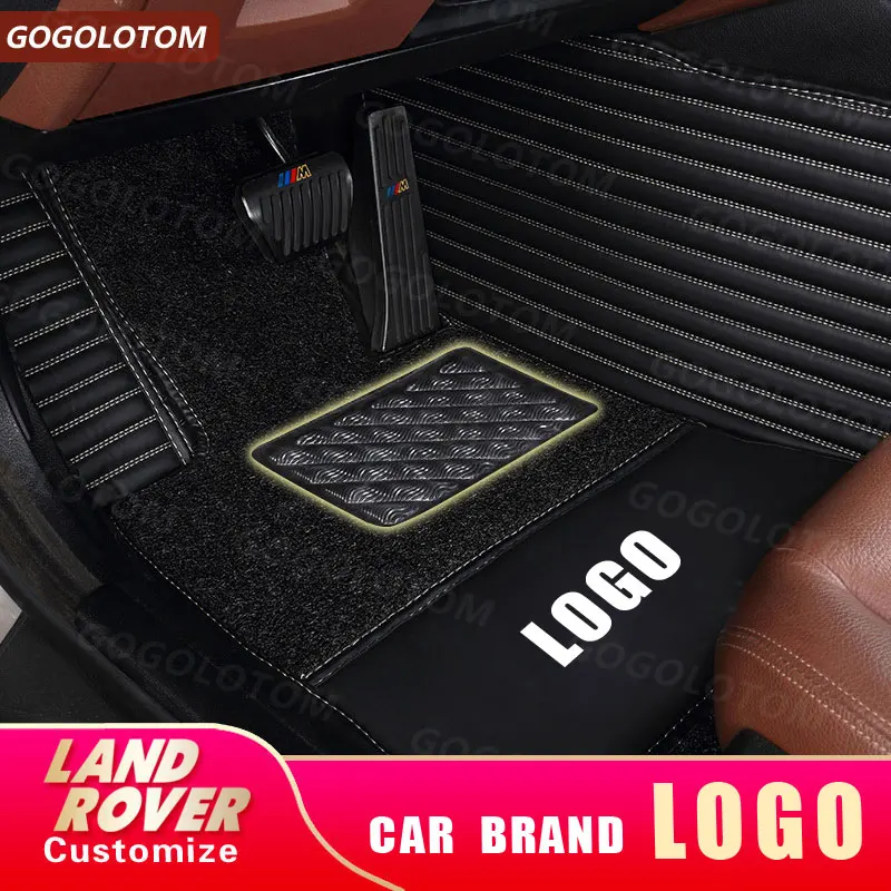 Автомобильные коврики для Land Rover LR2 LR3 LR4 Range Rover freelander discovery evoque, автомобильные аксессуары, продвинутый индивидуальный автомобильный коврик для ног
