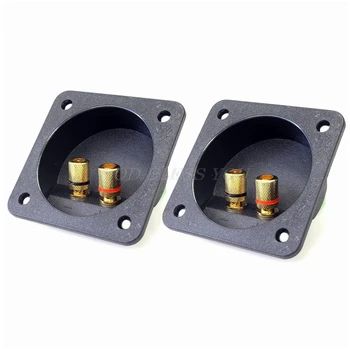 

DIY Home Car Stereo Screw Cup Connectors Subwoofer Plugs 2 Way Speaker Box Terminal Binding Post Drop Shipping