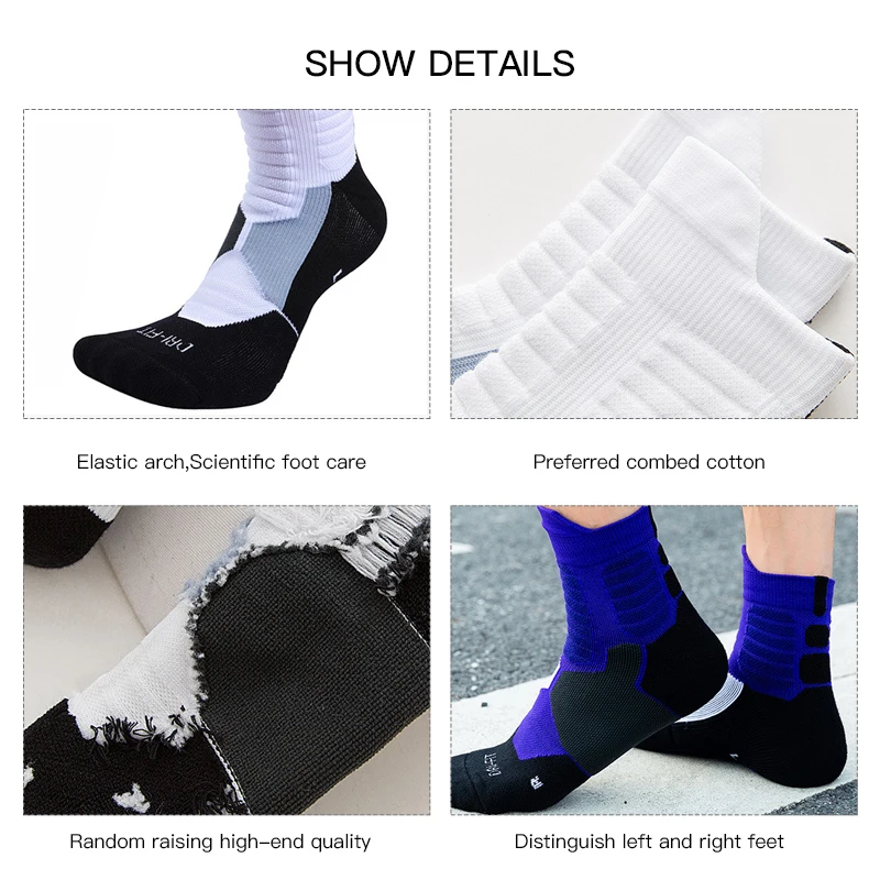 5Pairs Men's socks Breathable Socks women's Compression socks Basketball Socks Football Trekking Running Sport Socks Wintersocks
