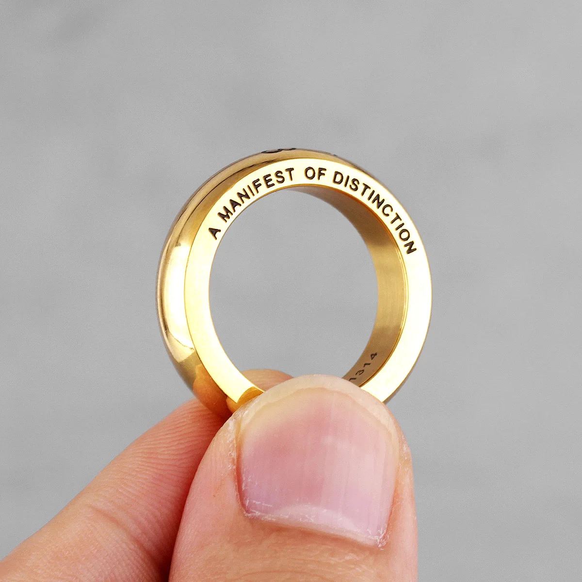Retro 1314 Couple Lovers Stainless Steel Men Women Wedding Engagement Rings Girl Boyfriend Jewelry Creativity Gift