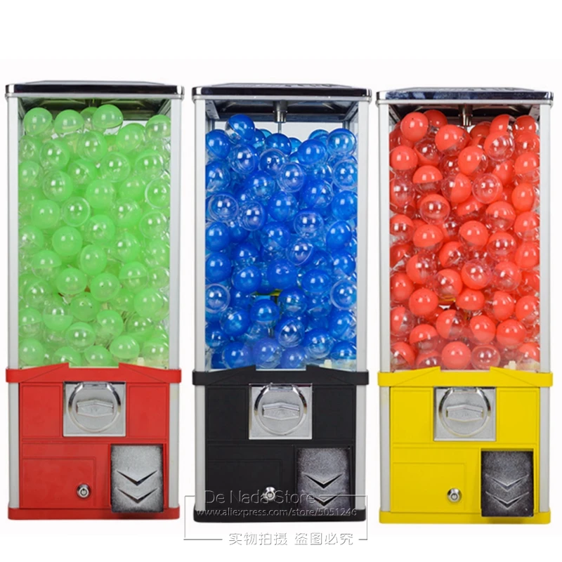 Shopping Malls Coin Operated Amusement Arcade Game Machine Candy Ball Gashapon 45mm Plastic Capsule Toy Gift Vending Machine