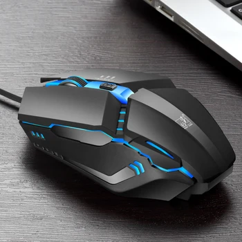 

Wired Gaming Mouse 6 Button Adjustable 1600 DPI LED USB Computer Mouse with Wire for PC Computer Laptop