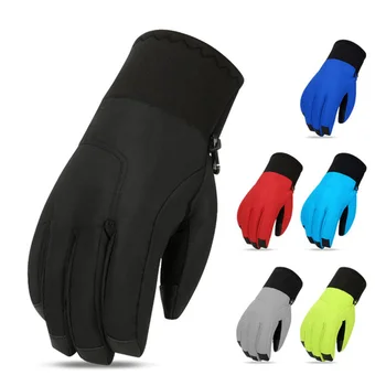

Women Winter Outdoor Sports Gloves Windproof Waterproof Inner Thermal TASLAN Fleece Fingertips Touch Screen Cycling Des gants