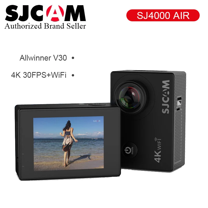 

SJCAM SJ4000 AIR Action Camera Full HD Allwinner 4K 30fps WIFI 2.0" Screen Mini 170D underwater Waterproof Sports DV Camera