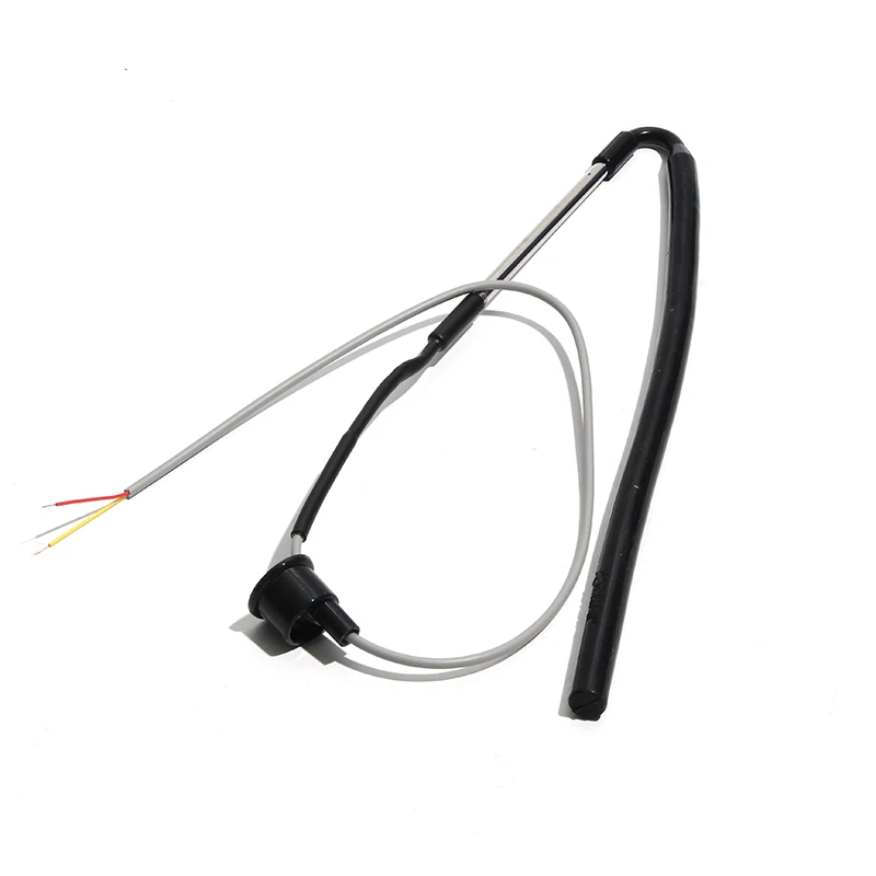 Solar Energy Water Heater Temperature Water Level Sensor 30cm 2 Cores Lines Series Black Rubber Side Mounting Tank Tube Probe