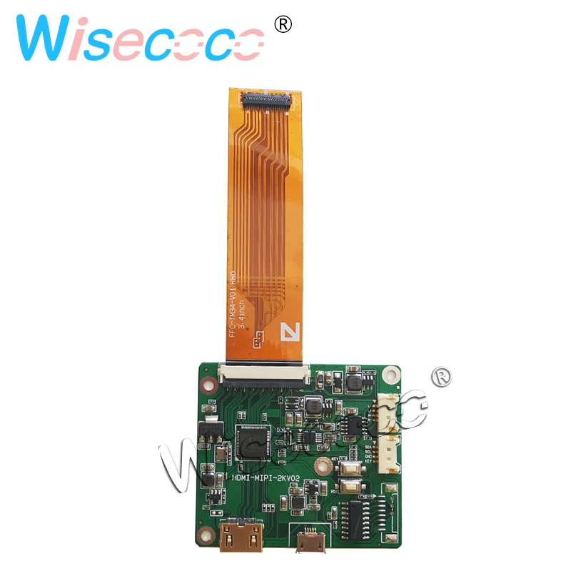 Polegada 800*800 Ips Redonda Tela Lcd Tm034xvzp01 Controlador Placa de Acionamento Industrial Display Redondo 3.4 - Imagem 2