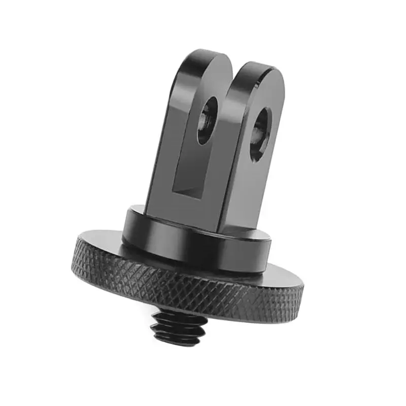 Aluminum Aluminum Alloy 1/4 Inch Mini Tripod Adapter Mount for GoPro