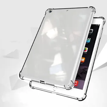 

For New iPad 8 2020 Case Soft TPU Silicone Transparent Slim Cover for iPad 8 10.2 Shockproof Tablet Cover Protective Case
