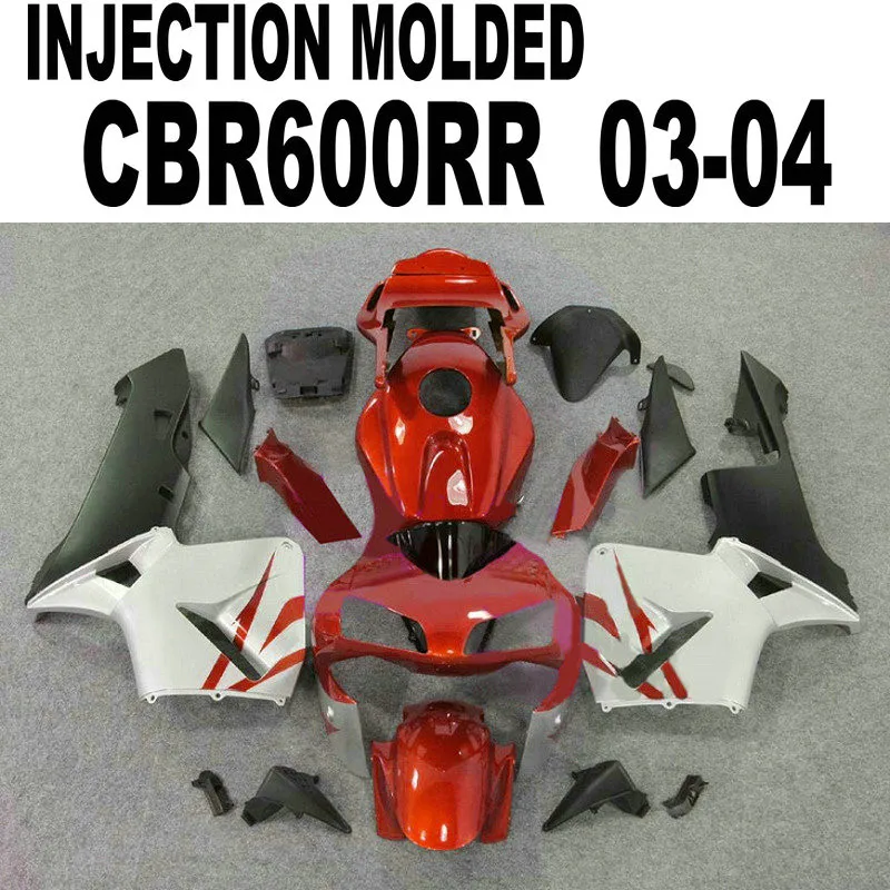 Вино комплект Красного обтекателя для Honda CBR 600 RR 2003 2004 03 04( подходит) Обтекатели CBR 600RR UX39