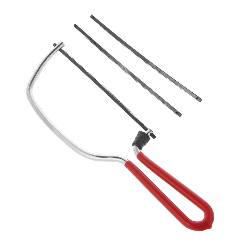 

Mini Scroll Coping Metal Saw DIY Hand Hacksaw Woodworking Tool Replacement Blade