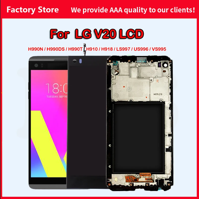 Оригинальный Для LG V20 ЖК-дисплей H990 H915 H918 H910 LS997 US996 VS995 F800L ЖК-кодирующий
