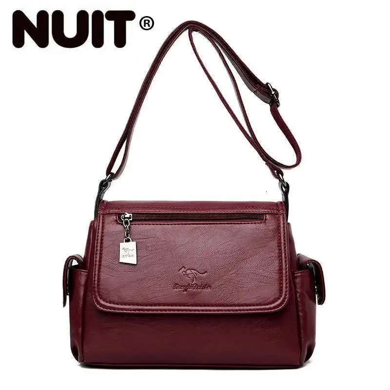 

Luxury Handbags Women Bags Designer Vintage Handbag Female Leather Shoulder Bag Bolsos Mujer Female Messenger Bag Retro Bolsa