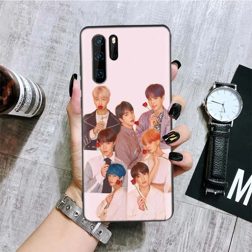 BA064-4 J Hope kPop Черный чехол для телефона huawei mate 30 20 10 P30 P20 P10 Pro Lite P Smart Z роскошный Coque Shell - Цвет: BA064-4