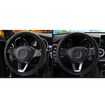 

1pcs Steering wheel cover Wear-resistant Anti-slip 37-38CM Protective Interior