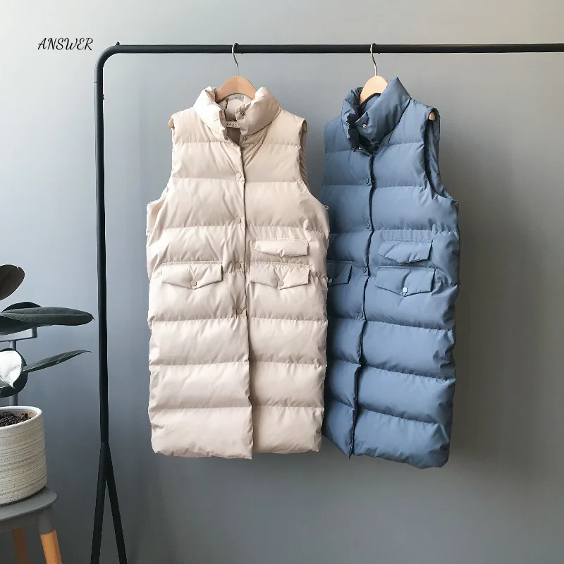 Vest Jacket Slim Fit Warm Puffer Coat 
