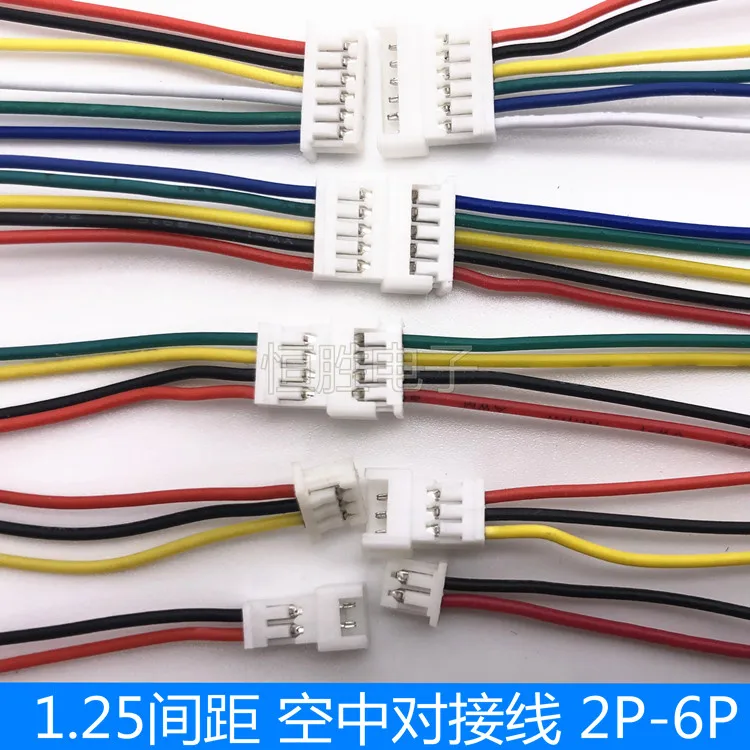 10 пар Micro JST 1 25 2P 3P 4 контактный штекер и гнездо с кабелями см|Соединители| |