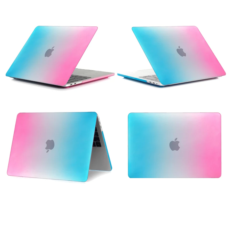 rainbow 1 Чехол для ноутбука Apple Macbook Mac book Air Pro retina New Touch Bar 11 12 13 15 дюймов матовый жесткий чехол для ноутбука Чехол 13,3 - Цвет: rainbow 1