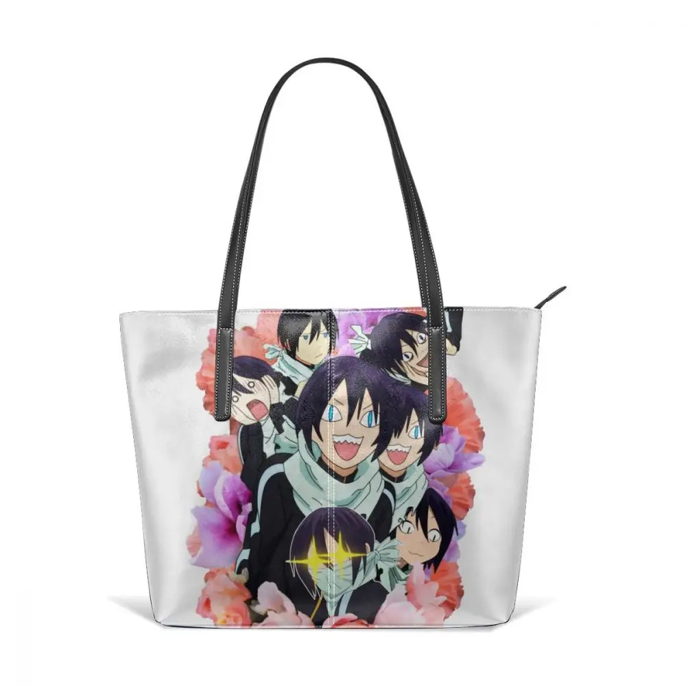 Noragami Сумочка Noragami Топ-ручка сумки тренд большой емкости кожаная сумка женская Высококачественная Подростковая сумка для покупок женские сумки - Цвет: Yato Aesthetic