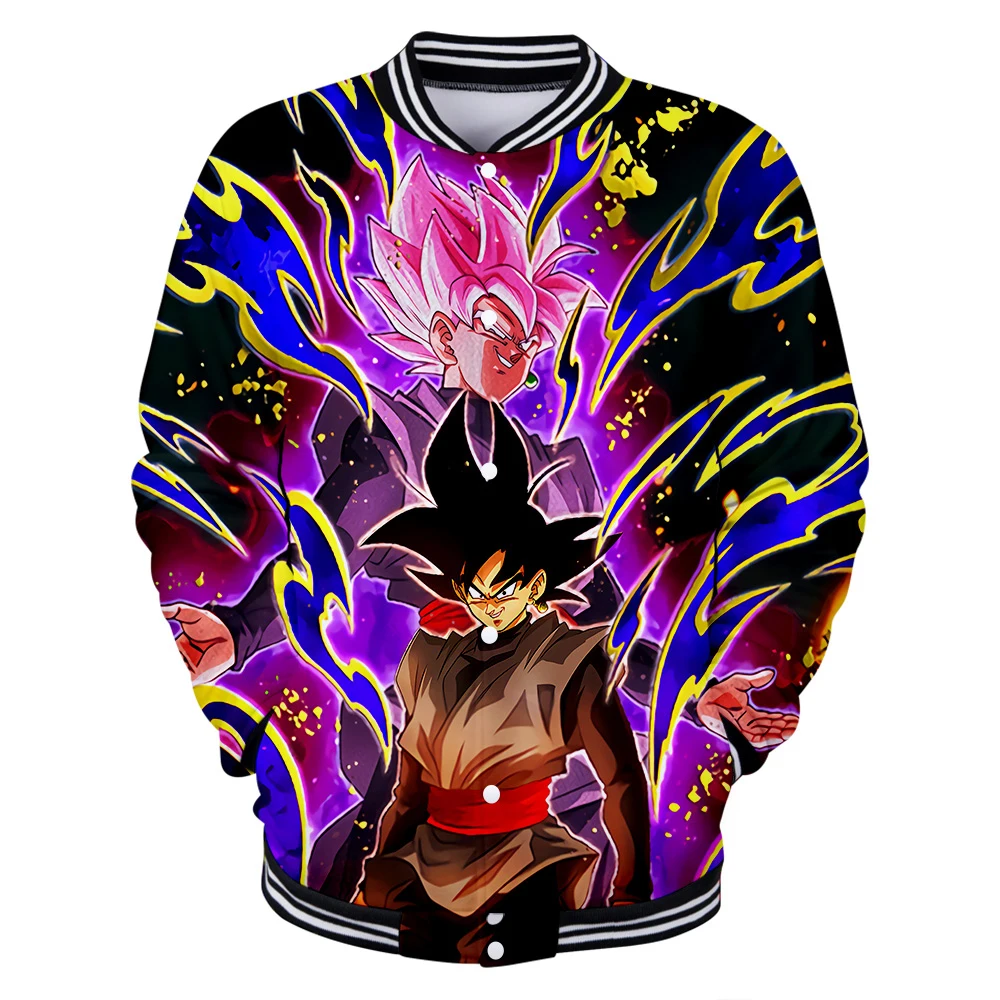 DRAGON BALL 3D Харадзюку толстовки женские/мужские зимние бейсбольная куртка кэжуал Modis Kpop плюс размер 4XL K-pop одежда
