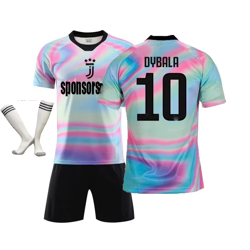 

19-20 Juventus commemorative jersey ronaldo match training jersey no. 10 dibala custom football suit men