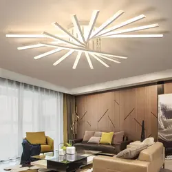 Скандинавском стиле для гостиной, спальни, кухни, сплошные дизайн Современные акриловые светодиодный люстра потолочного оформления дома