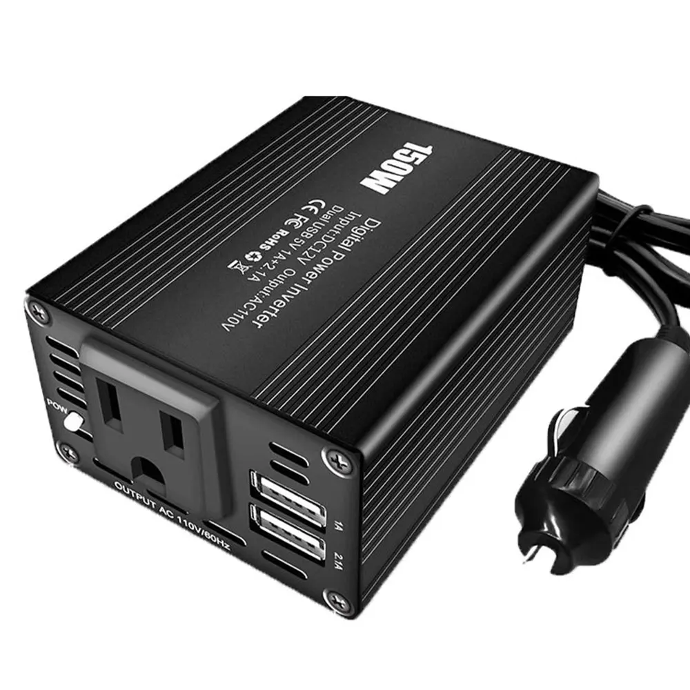 USB зарядка 300 Вт DC 12 В в AC 220 В портативный автомобильный инвертор зарядное устройство конвертер адаптер DC12 Модифицированная синусоида