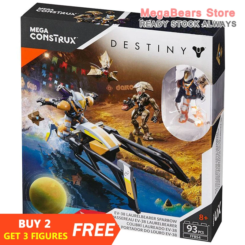 Строительные блоки Mega Bloks Конструированный Destiny FFB54 EV-38 Laurelbearer Sparrow | Игрушки и