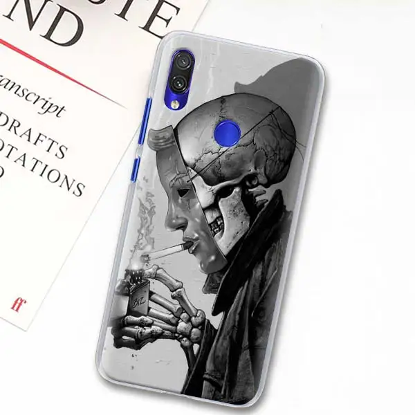 Чехол для телефона Винсента Ван Гога с черепом для huawei Y9 Y5 Y6 Y7 Y9 Nova 5 5i Pro 5T Honor Y6 Y7 Y9 Твердый Чехол - Цвет: H08