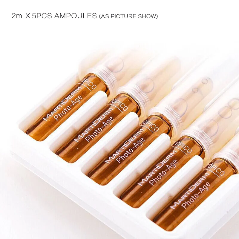 PHO AGE 2ml X 5PCS Martiderm Photo Age Platinum протеогликан ампулы Увлажняющий Укрепляющий антиоксидант восстанавливающая сыворотка 30x2 мл - Вес нетто: PHO AGE 2ml X 5PCS