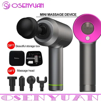 

2020 Newest !Therapy Massage Guns 3 Gears Muscle Massager Pain Sport Massage Machine Relax Body Slimming Relief 5 Heads With Bag