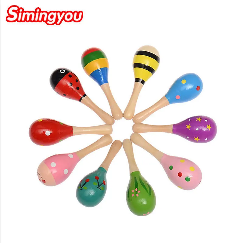 

Simingyou Baby Music Toys 1Pcs Sand Hammer Early Education Instrument Kids Toys D10-Q-47 Dropshipping (Random)