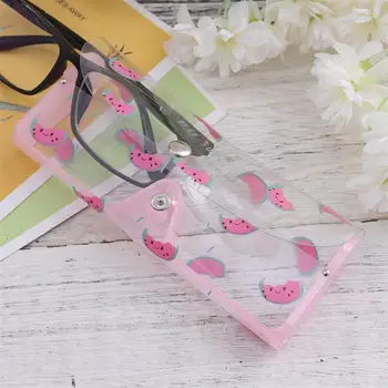 

1PC PVC Clear Glasses Pouch Watermelon Eye Glasses Box Protector Bag for Travel