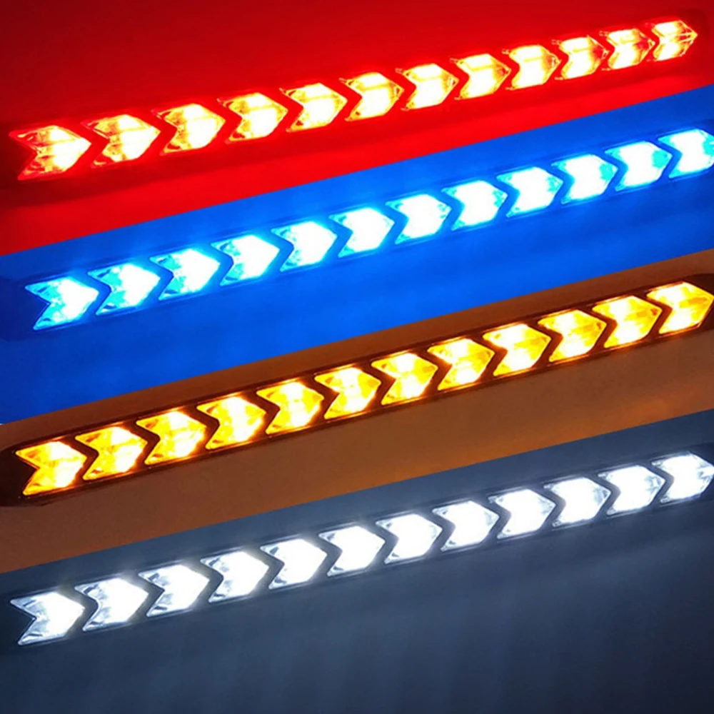 6 Led/9 Led/12 Led DRL Дневной ходовой светильник автомобильный Стайлинг динамический стример поток Янтарный сигнал поворота Предупреждение рулевое управление Туман Дневной фонарь
