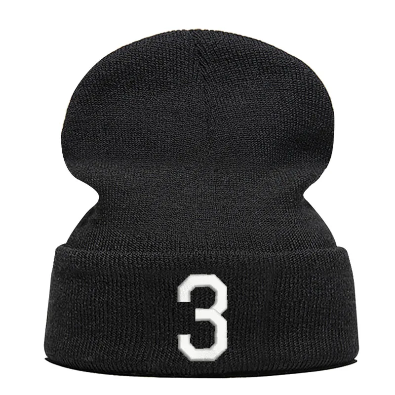 Шапка бини Skullie шапка вязаная носок Зимняя Вышивка в стиле панк для мужчин и