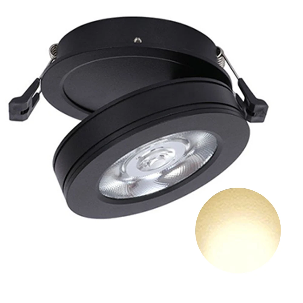 

Adjustable Spotlights Ceiling Recessed Integrated Ultra Thin Office Hallway Foldable Bathroom Energy Saving Durable Led Light