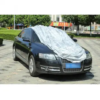 

450 x 175 x 150 cm Durable Car Cover Sunproof Dust-proof Rain Resistant Protective Anti UV Scratch Sedan Cover 450 x 170cm