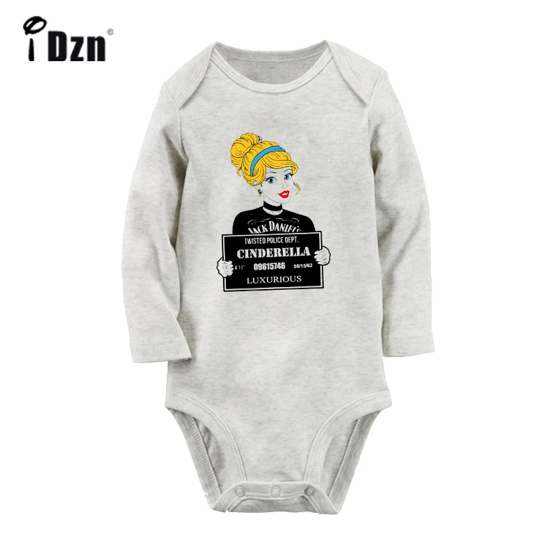 YbBaby192GC Дизайнерский Костюм принцессы Золушки для новорожденных; боди с длинными рукавами для малышей; комбинезон; хлопковая одежда; подарок - Цвет: YbBaby192GC