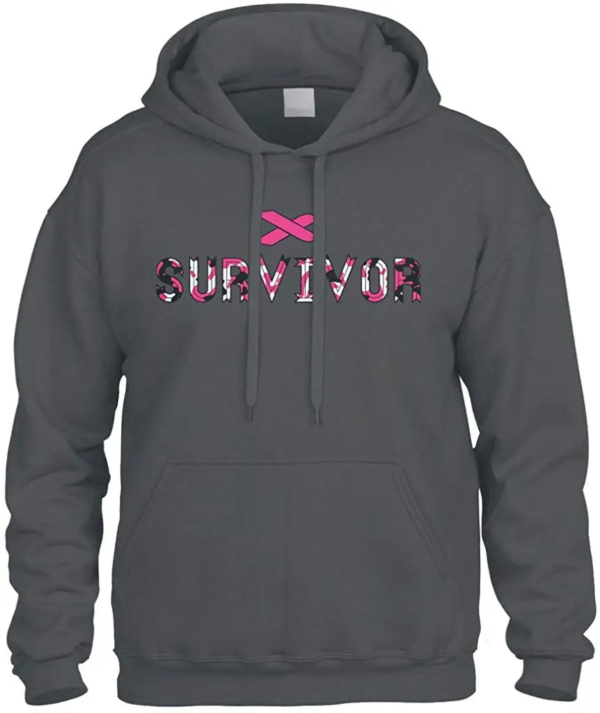 Розовая лента камуфляж Survivor Толстовка Hoodyunisex для мужчин и женщин толстовка