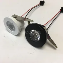 1 шт./лот мини-шкаф Точечный светильник 1 Вт 3 Вт потолочный встраиваемый светильник 12 В 220 В потолочный светильник s