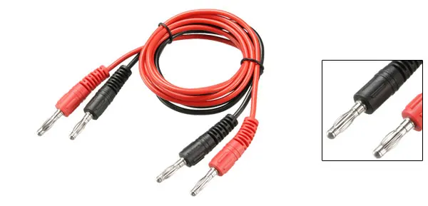 1 Pairs 5A 90cm Uxcell Uxcell 1 пара/2 шт. 4 мм штекер типа "банан" штекер на штекер 2.5A/5A Длина 56-105 см для мультиметра осциллографа - Цвет: 1 Pairs 5A 90cm