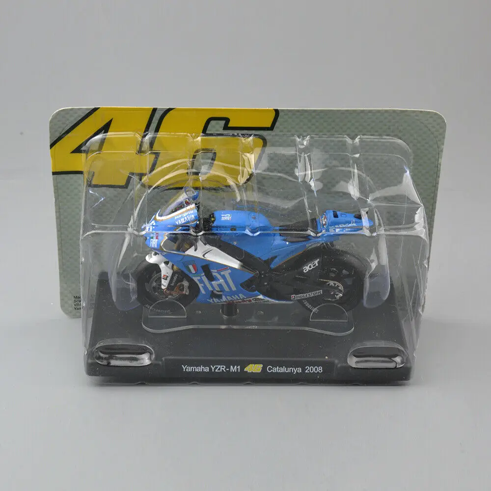 1/18 масштаб Yamaha YZR-M1 Catalunya 2008 ixo-алтая Росси Мотоциклы Модель автомобиля Коллекция Рождественские Игрушки Подарки