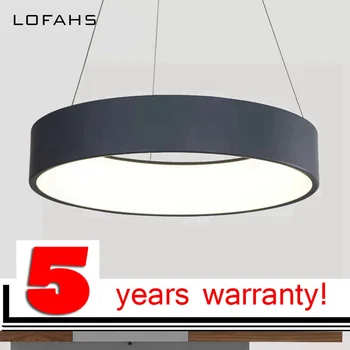 

1 LOFAHS Round circles pendant lamp aluminum LED pendant light decoration hanging lights for dining table office meeting room