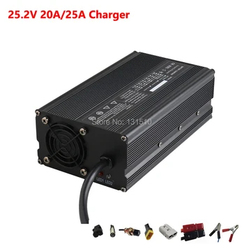 

900W Output 25.2V 20A Li-ion Li-Po Battery charger 25.2V 25A with fan Used for 6 Series 21.6V 22.2V lithium battery pack Charger