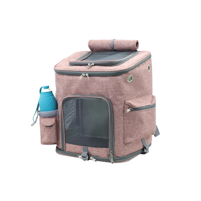 Тренд складной экологически чистый дышащий собачий рюкзак для прогулок сумка для домашних животных 8 кг