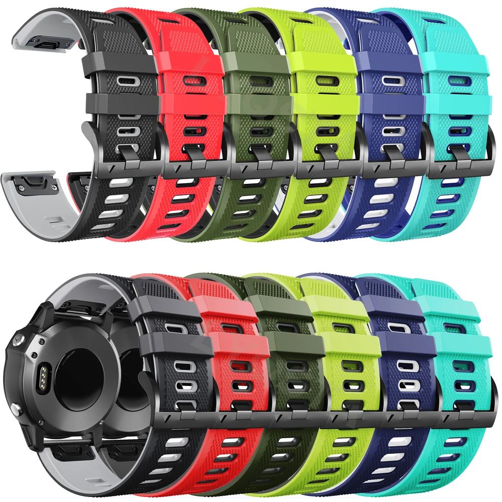 22 26mm ð  Ʈ Garmin Fenix 6 6X Pro 5 5X Plus 3 3HR 935 Ʈ ð    Ǹ  Correa