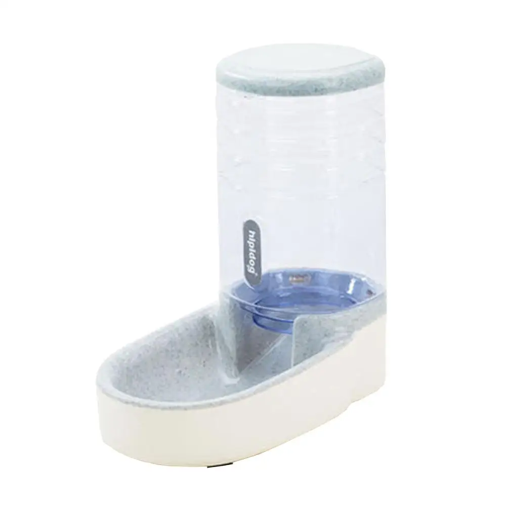 Gray Food Feeder ПЭТ автоматическая кормушка для воды, дозатор для еды 3.8L, портативный дозатор для воды для собак, кошек, дозатор для питья, питатель, идеальные инструменты для выращивания домашних животных - Цвет: Gray Food Feeder