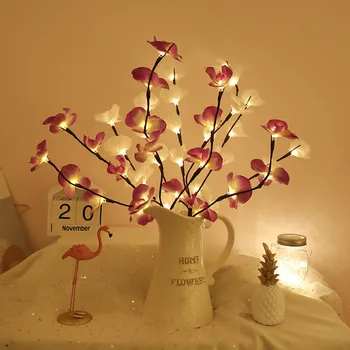 

75CM 20 Bulbs LED Flower Branch Lamp Christmas Decorations For New Year 2020 Decor Natal Adornos De Navidad